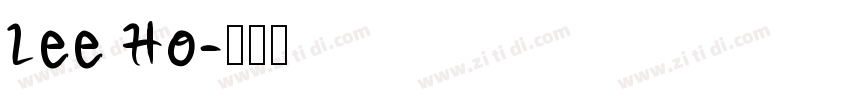 Lee Ho字体转换